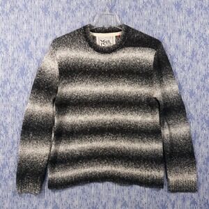 FCUK Sweater Pullover Cotton Wool Blend Y2K Mens Medium Gray